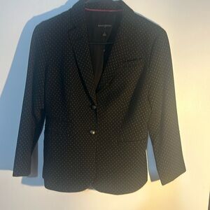 Slim fit double button vintage embroider